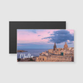 バレッタ上空の夕日のパノラマの景色 (正面/裏面)