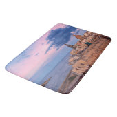 バレッタ上空の夕日のパノラマの景色 バスマット (アングル)