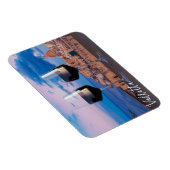 バレッタ上空の夕日を望むワイングラス マグネット (右側)