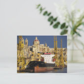 バレッタ港。 ポストカード (スタンド正面)