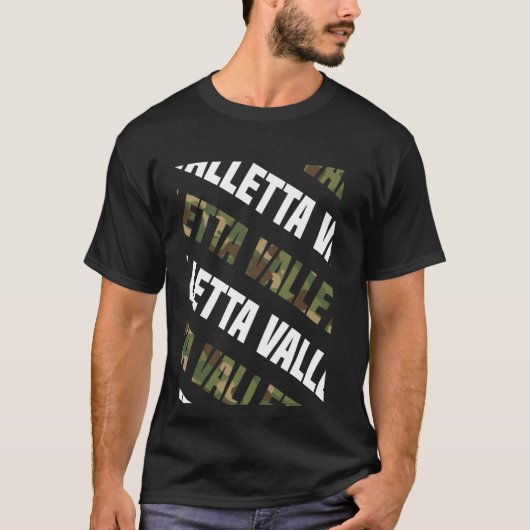 バレッタ迷彩柄パターングリーンカモフラージュ Tシャツ (正面)