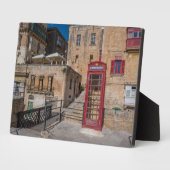 バレッタ・マルタの赤い電話ブース フォトプラーク (側面)