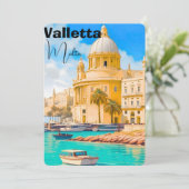 バレッタ マルタ島 旅行 はがき, バレッタ 旅行 詩 シーズンカード (スタンド正面)
