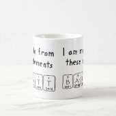 バレットの定期的なテーブル名mag コーヒーマグカップ (中央)