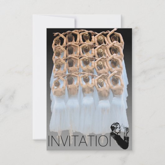 バレットボールジェンテルメン招待状 招待状 (正面)