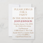 バレットボールジェンテルメン招待状 招待状 (裏面)