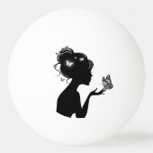 バレデピンポンラフェムパピロンブランクス 卓球ボール (正面)