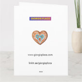 バレパーソナライズされたンティーンズデイカード カード (裏面)