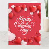 バレパーソナライズされたンティーンズデイカード カード (正面)