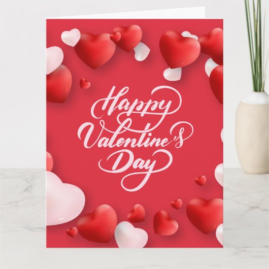 バレパーソナライズされたンティーンズデイカード カード (正面)