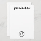 バレパーソナライズされたーサンキューカード 招待状 (正面/裏面)