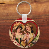 バレビクトリアンンティネス夫婦 キーホルダー (正面)