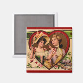 バレビクトリアンンティネス夫婦 マグネット (正面/裏面)