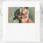 バレビクトリアンント 長方形シール (バッグ)