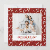 バレモダンンスタイリッシュティネスの日の家族写真 シーズンカード (正面)