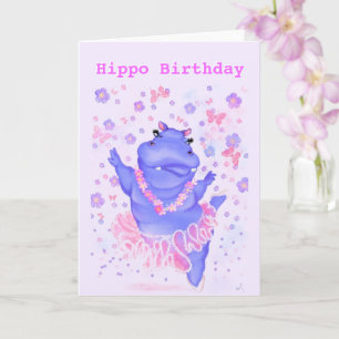 バレリおもしろいナヒッポ付き誕生日カード カード