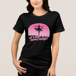 バレリおもしろいーナシルエットミートザバー トライブレンドＴシャツ