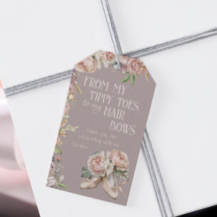 バレリお洒落ナダンス誕生日 ギフトタグ