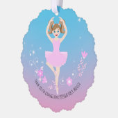 バレリかわいらしナガールバースデーパーティー オーナメントカード (左)