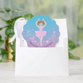 バレリかわいらしナガールバースデーパーティー オーナメントカード