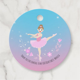 バレリかわいらしナガールバースデーパーティー フェイバータグ
