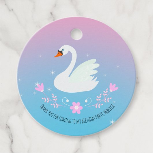 バレリかわいらしナガールバースデーパーティー フェイバータグ (正面)