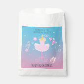 バレリかわいらしナガールバースデーパーティー フェイバーバッグ (正面)