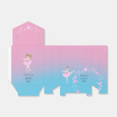 バレリかわいらしナガールバースデーパーティー フェイバーボックス (折り畳みなし)