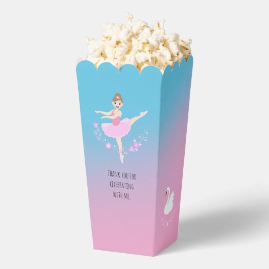 バレリかわいらしナガールバースデーパーティー フェイバーボックス (はじけた状態)