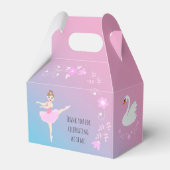 バレリかわいらしナガールバースデーパーティー フェイバーボックス (正面サイド)