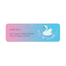 バレリかわいらしナガールバースデーパーティー ラベル