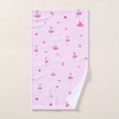 バレリかわいらしナバスタオルセット バスタオルセット (ハンドタオル)