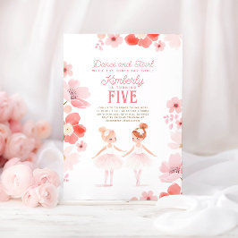 バレリかわいらしナバレエフローラ誕生会 招待状