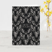 バレリオンスカルパターン カード (黄色い花)