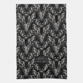 バレリオンスカルパターン キッチンタオル (縦)