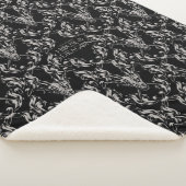 バレリオンスカルパターン シェルパブランケット (3/4)