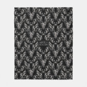 バレリオンスカルパターン フリースブランケット (正面)