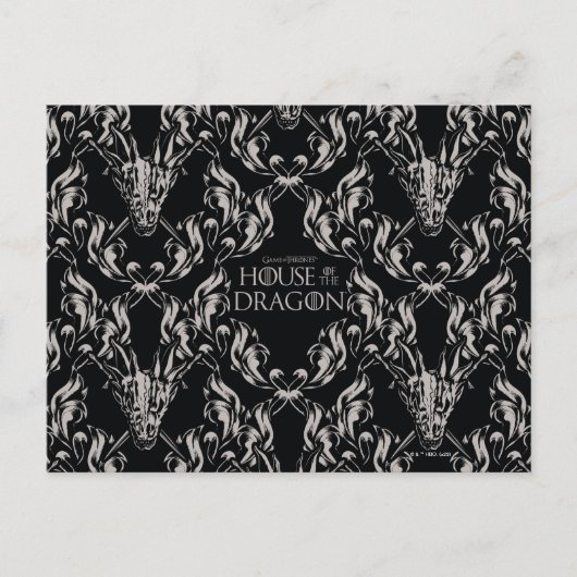 バレリオンスカルパターン ポストカード (正面)