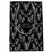 バレリオンスカルパターン ミディアムペーパーバッグ (正面)