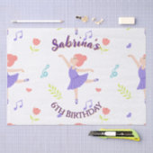 バレリカラフルナガールズ誕生日パターン 薄葉紙 (クラフト)