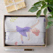 バレリカラフルナガールズ誕生日パターン 薄葉紙 (ギフト)