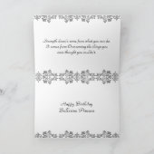 バレリスタイリッシュナプリンセス感動的引用文車 カード (内部)