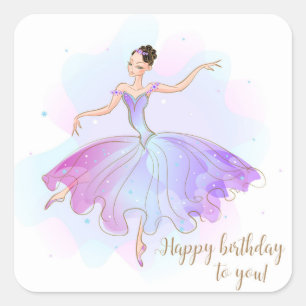 バレリスタイリッシュナ誕生日ウィッシュ  誕生日 スクエアシール