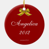 バレリナくるみ割り丸い人を利用したオーナメント セラミックオーナメント (裏面)