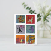 バレリナのはがき ポストカード (スタンド正面)