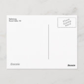 バレリナのはがき ポストカード (裏面)