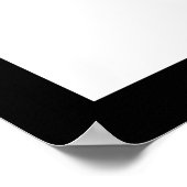 バレリナのシルエット ポスター (角)