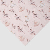 バレリナエレガントピンクウォーターカラーパタンバレエ 薄葉紙 (詳細)