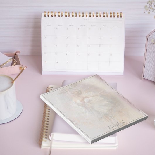 バレリナエレガントポ縁どーズ ノートパッド