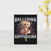 バレリナカプチーノ カード (黄色い花)